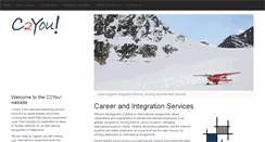 Desktop Screenshot of c2you.eu