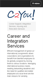 Mobile Screenshot of c2you.eu
