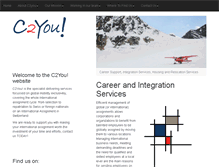 Tablet Screenshot of c2you.eu